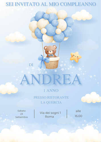 Invito digitale compleanno - ,