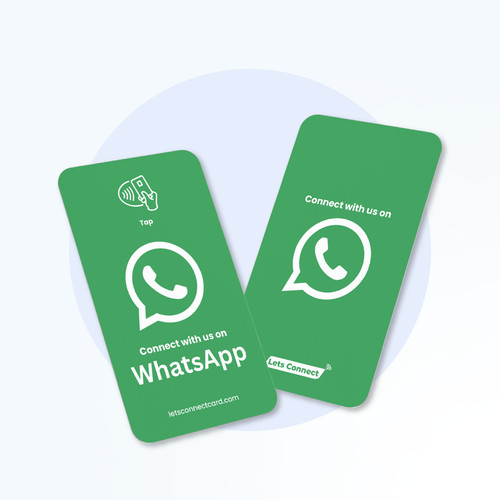 Biglietto visita whatsapp - biglietto,