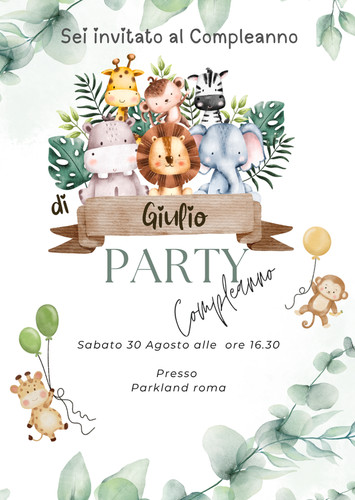 Invito digitale compleanno - invito,