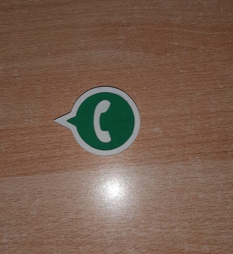Logo whatsapp 3d - whatsapp, in