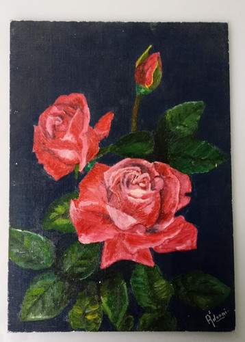 Adorni 25x35 quadro olio - ,