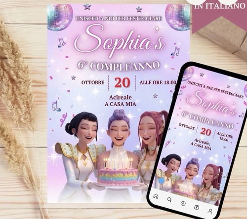 Invito digitale compleanno