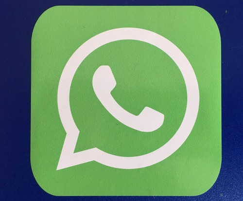 Adesivo whatsapp quadrato auto - adesivo,